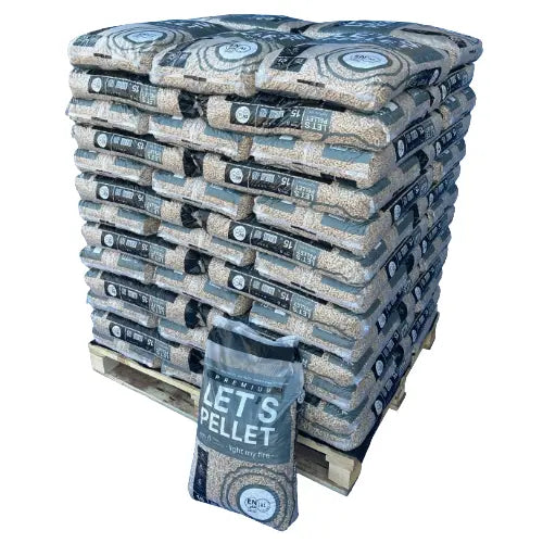 Granulés de bois DIN Plus 6 mm 975 kg