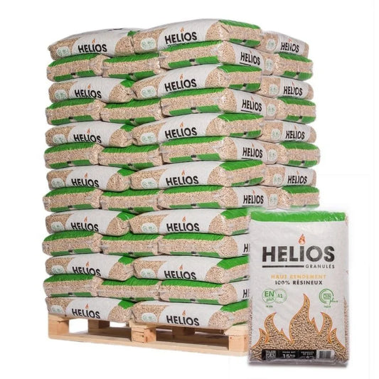 Granulés de bois HELIOS 65 sacs de 15 kg