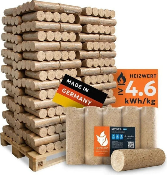 Bûches densifiées HEIZFUXX Nestro XL Blue 960 kg