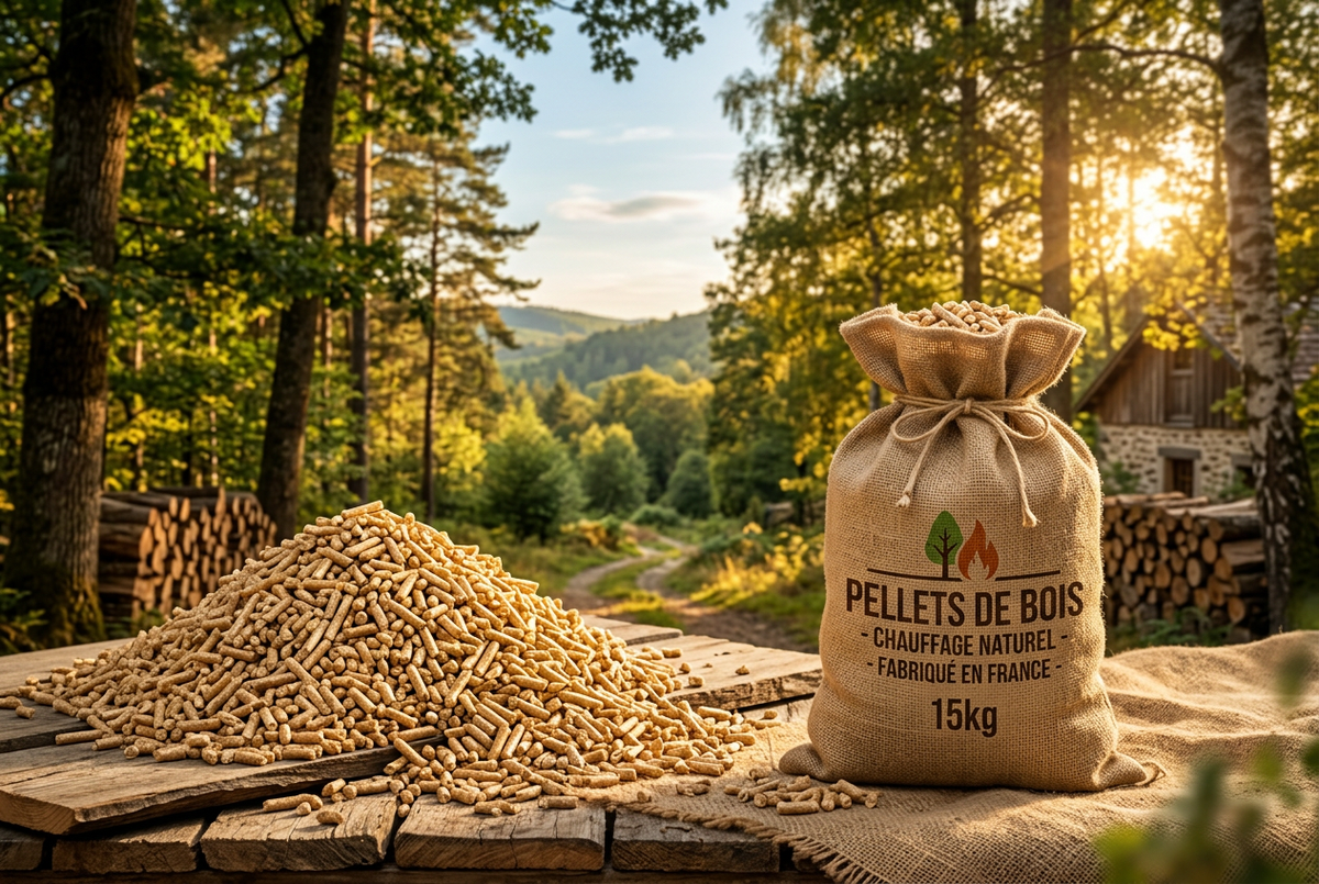 Hero banner granulés de bois